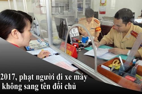 Thủ tục sang tên xe cùng tỉnh, khác tỉnh từ 01/8/2020